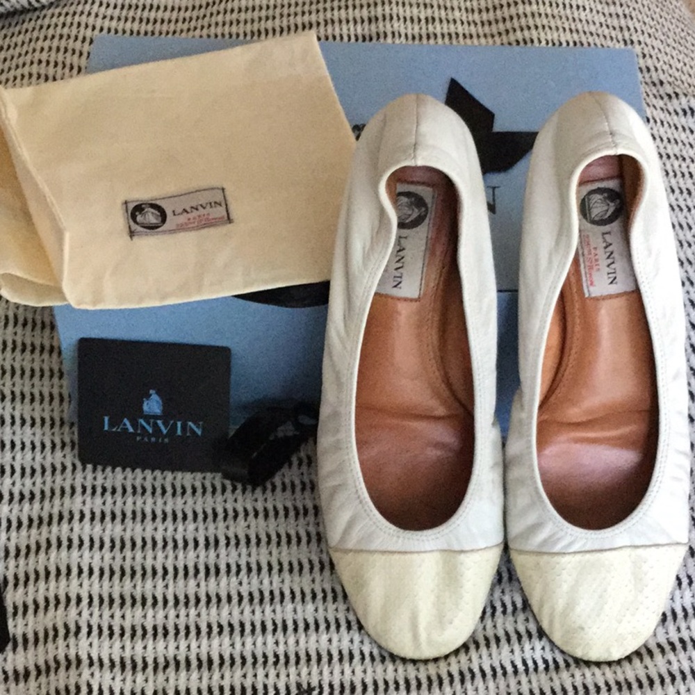 Lanvin ballerina captoe ballet flat